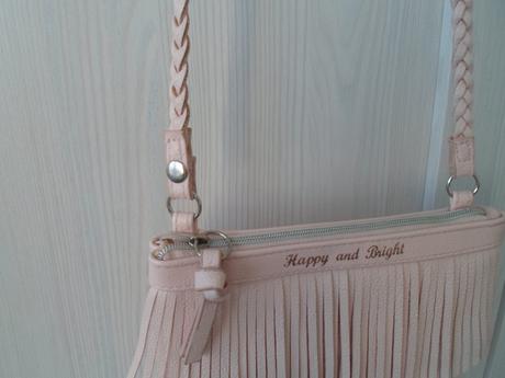 Růžová dívčí kabelka cross body, h&m