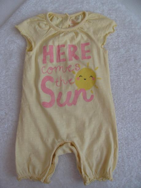 Kojenecký letní bavlněný overal, f&f,86