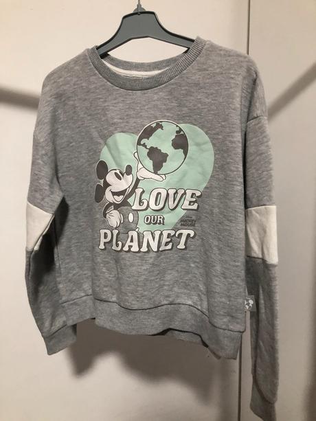 Šedá mikina mickey mouse, 134