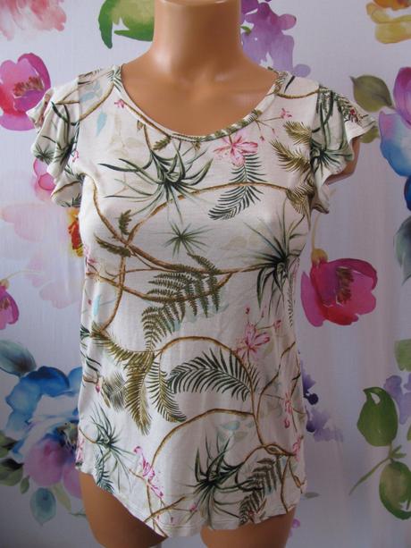 Dámská letní halenka s potiskem, h&m,xs