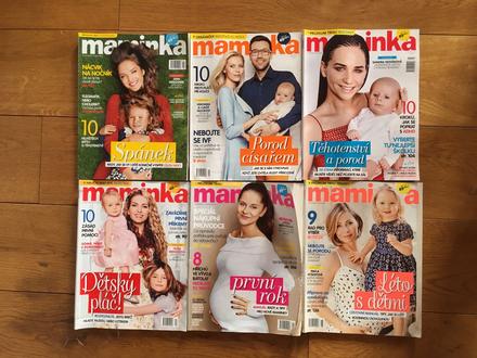 Časopis maminka 10/2015, 2-6/2016 (6 ks),