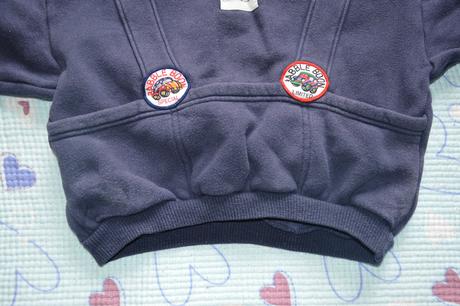 Silnější bavlněná mikina mikinka, 92