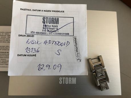 Hodinky storm new asteroid s stříbrná model 2019, 