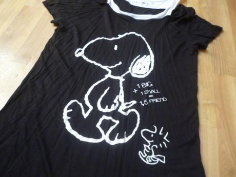 Delší triko snoopy pro maminy vel. s-l, s