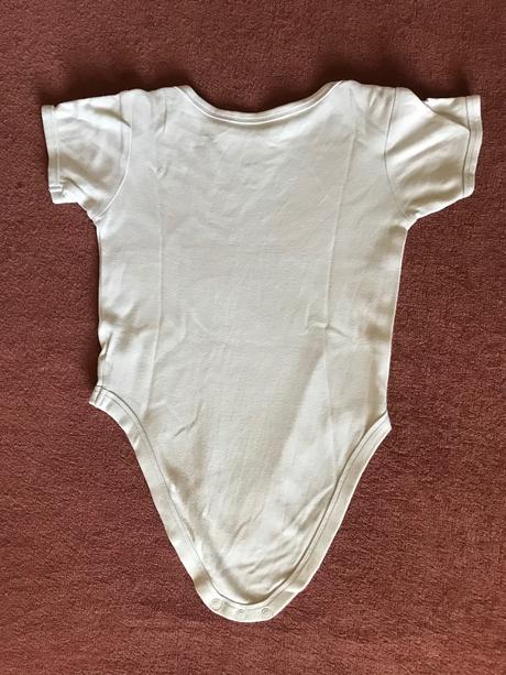 Bílé bavlněné body, mothercare,86
