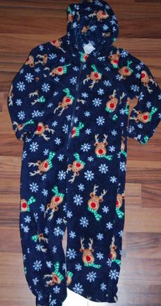 Vánoční overálek, overal se soby, 104