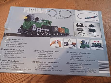 Vláček jezdící dráha.,