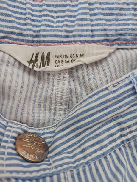 H&m kraťasy č.116, h&m,116