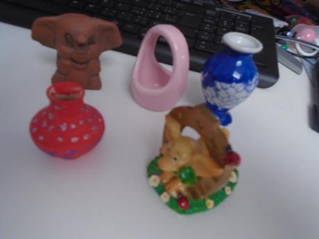 Dárkové předměty celek slon váza 5ks, 