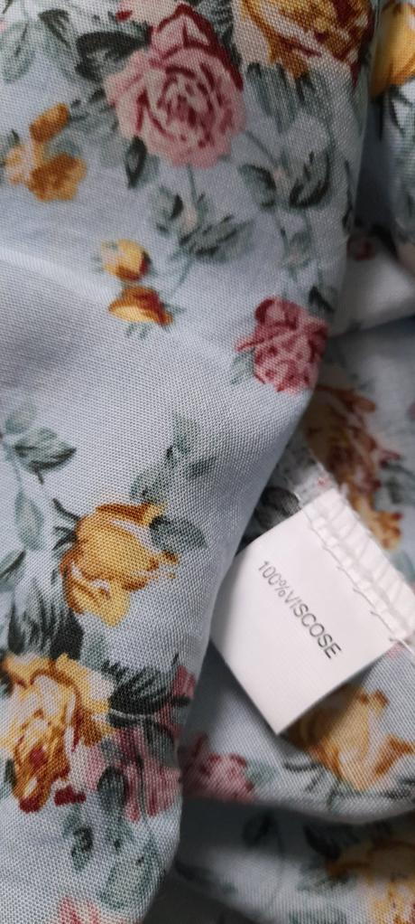 Květinové dlouhé šaty s páskem, l