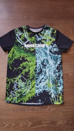 Tričko minecraft, primark,158
