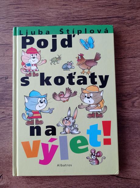 Kniha - pojď s koťaty na výlet,