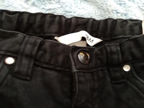 Džíny vel. 104 s regulaci v pase, h&m,104