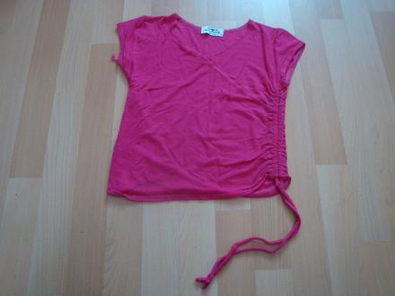 Tričko pro holčičky - sytě  růžové, vel. 5-7 let, 116