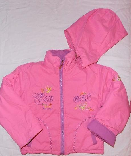 E244. zimní,podšitá+zateplená bunda, 110