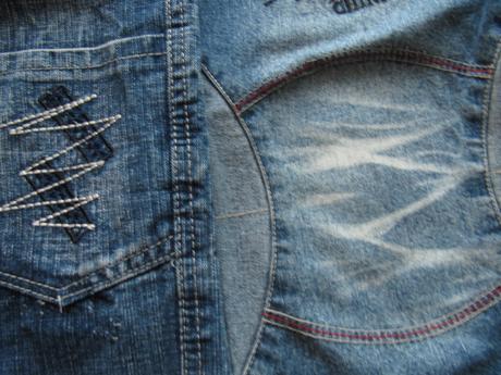 2x džíny 104+110, 104