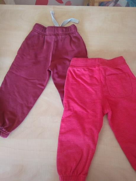 Tepláky na zahradu 86/92 - cena za vše (4 ks), 92