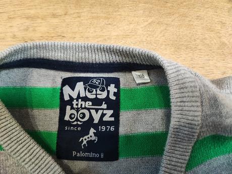 Pruhovaný svetr, palomino,116