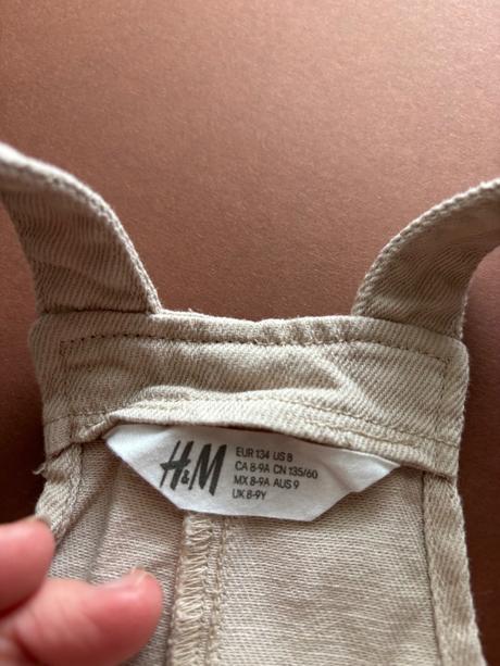 Kraťasy s laclem - v.134, h&m,134