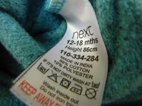 Mikina next + tričko dl. rukáv vel. 86-92, next,86