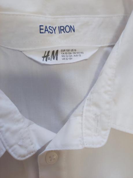 Bílá košile h&m vel. 158, h&m,158