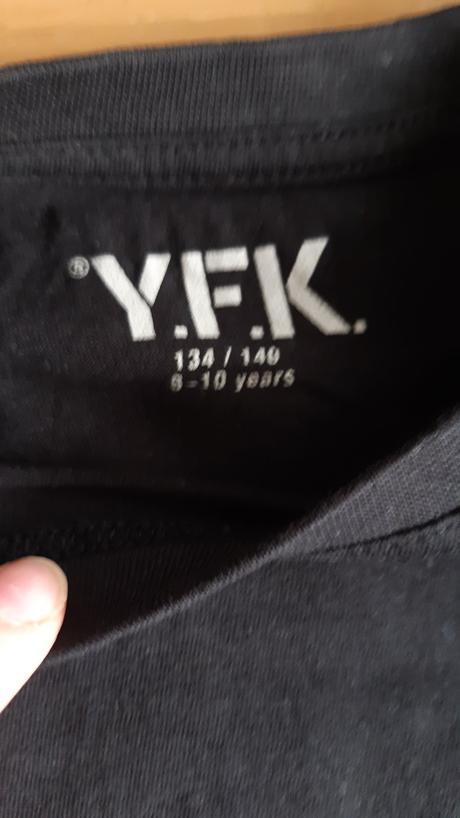 Černé tričko 134-140, kik,134