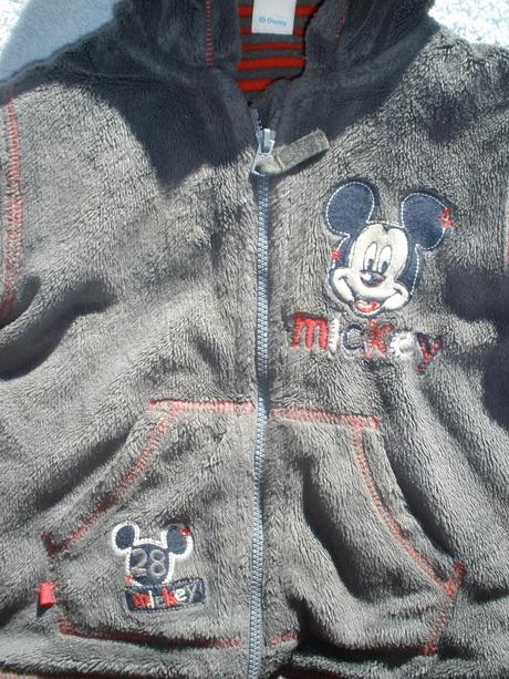 Zimní bundička s mickeym, disney,80