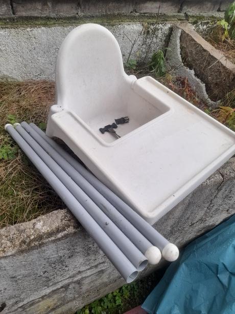 Židlička ikea bílá pro batole, ikea