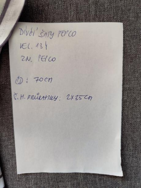 Dívčí šaty pepco,vel.134, pepco,134