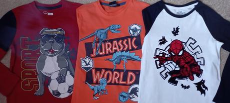 3x tričko vel."122", marvel,122