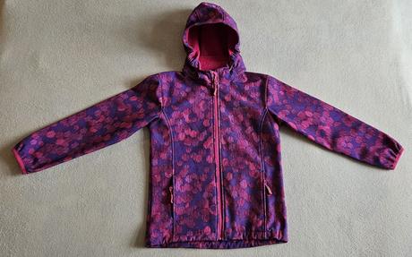 Dívčí softshellová bunda, vel.128/134, zn.lewro, lewro,128