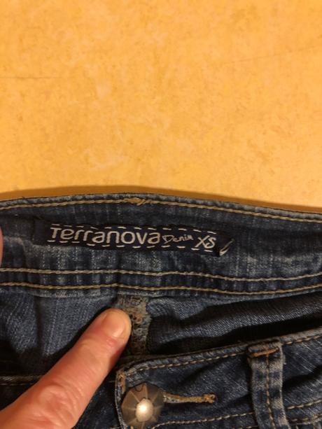 Jeansy vel. xs terranova, terranova,xs