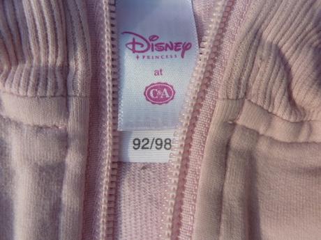 Princeznová mikina s kapucí na zip c&a vel.92, c&a,92