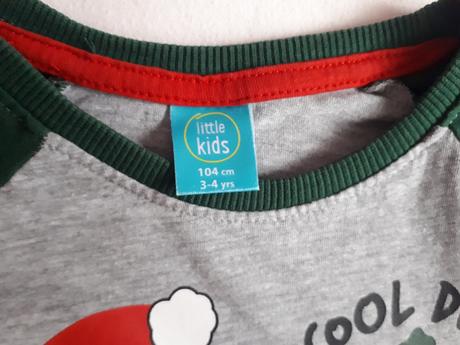 Dětské vánoční tričko s dlouhým rukávem, vel.104, 104