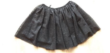 Černá tylová sukně h&m vel. 110-116, h&m,110