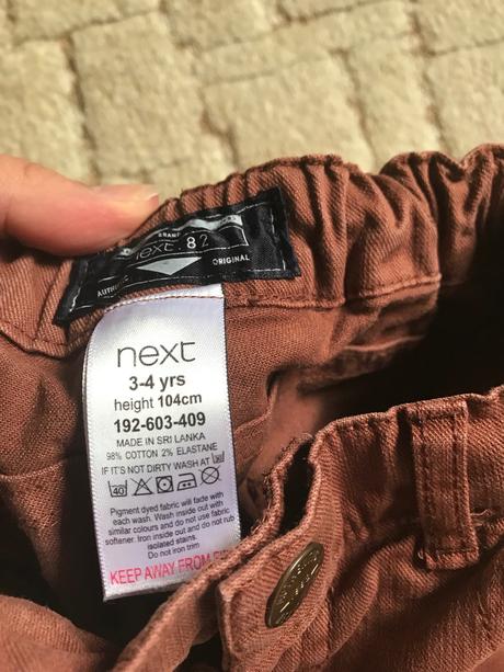 Džíny zn. next, next,104