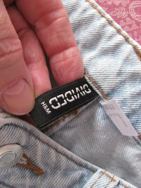 Dívčí, dámské džínové kraťasy, h&m,32