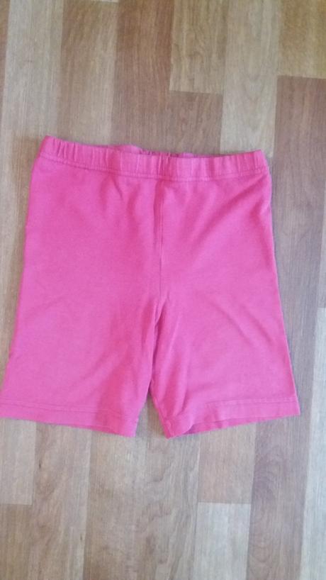 Růžové krátké legíny,kraťasy,vel.116, kik,116