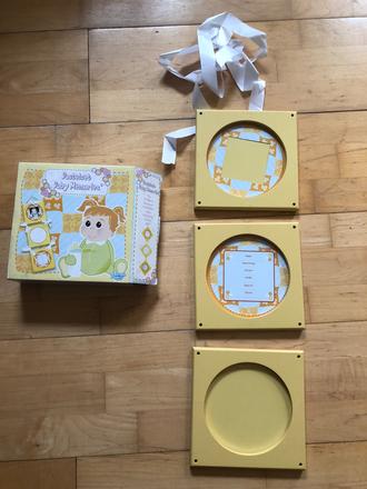 Ramecky na fotky zlute - do dětského pokoje,