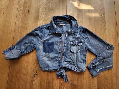 M_riflová košile lindex vel 152, lindex,152