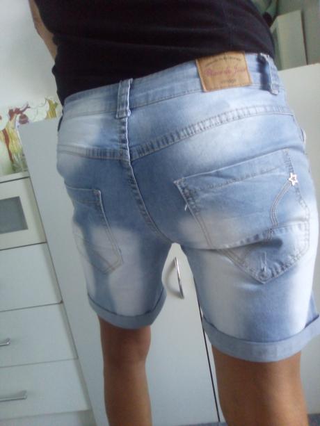 Baggy šortky zn."denim/place du jour" vel."38", denim,38