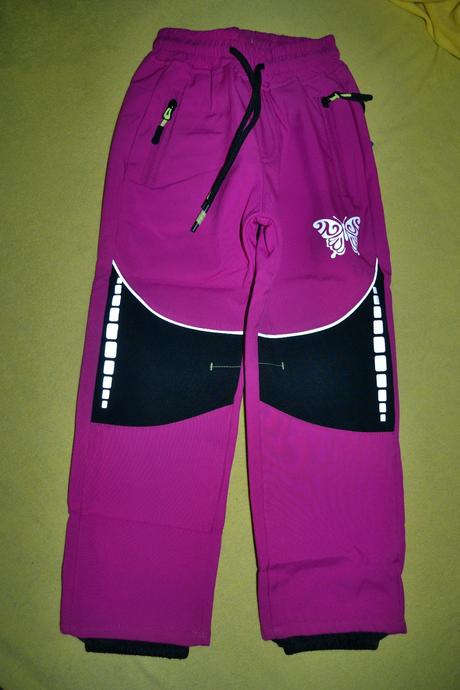 Softshellové teplé kalhoty,v.116, s fleece, 116