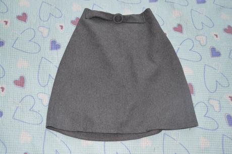 Společenská šedá sukně, vel. cca 110, 110