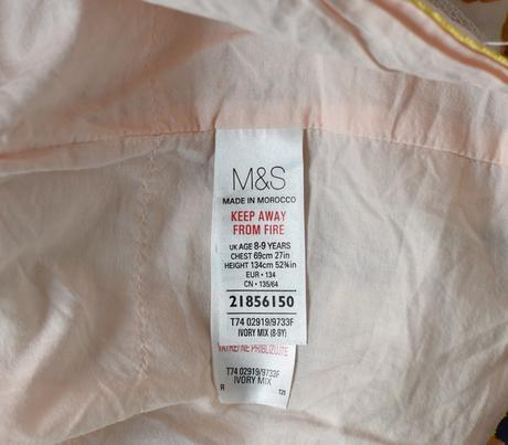 Šaty vel. 8 - 9 let, marks & spencer,134