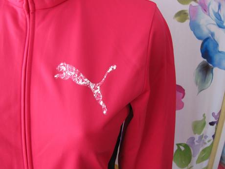 Dívčí sportovní mikina na zip puma, puma,170