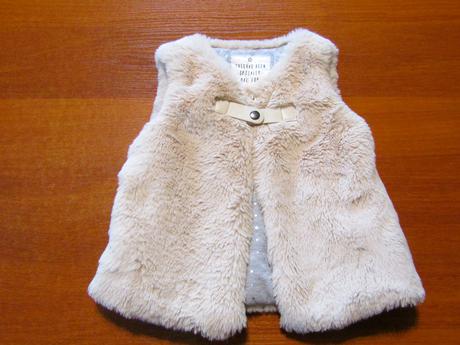 Kožíšková vesta vel 86-92, 92