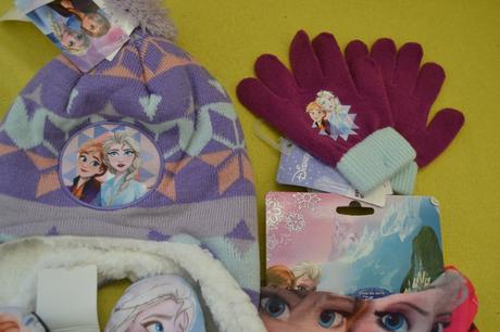Zimní set frozen,čepice,nákrčník,2xrukavice, disney,110