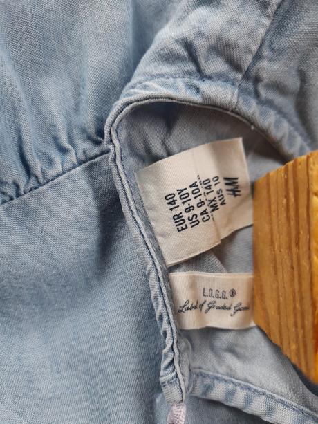 Dívčí šaty, h&m,140