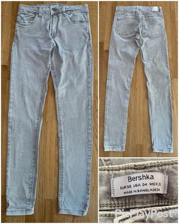 Kalhoty & tenké džíny bershka vel. eu 36, bershka,36