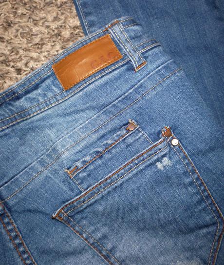 Džíny drbané vel.l, l